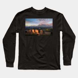 Salzburg Castle sunset Long Sleeve T-Shirt